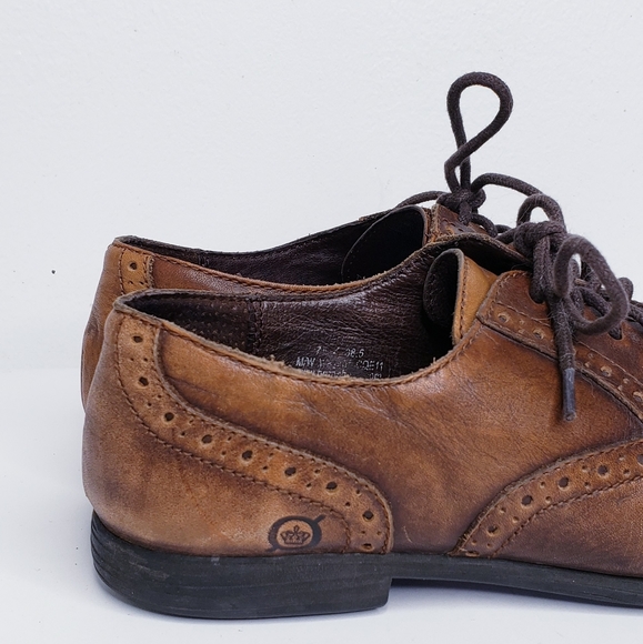 Born womans oxford shoes 7.5 brown leather børn - Picture 2 of 8